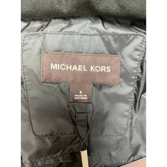 Michael Kors Mens Commuter 3 In 1 Jacket Blue Stretch Water Repellent S New